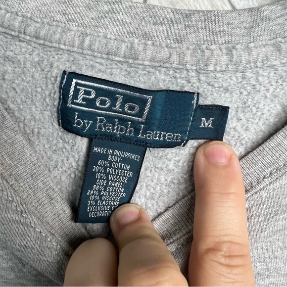 Polo sport essential crewneck sz M vintage grey - Picture 3 of 7